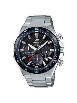 Edifice Men Black Dial Chronograph Watch EQS-800CDB-1AVUDF - EX409