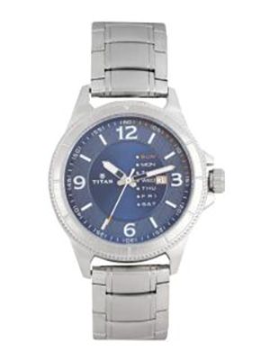 Men Navy Dial Watch 1701SM01
