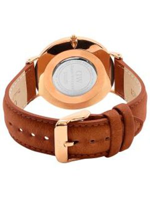 Classic Durham Men Brown & White Analogue Watch DW00100109