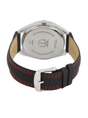 Men Black Dial Watch NE1582KL02