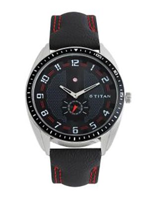 Men Black Dial Watch NE1582KL02