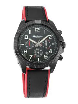 Men Black Analogue Watch 90112NP01