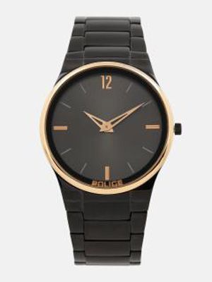 Men Gunmetal-Toned Analogue Watch PL12744JRSBR61MJ