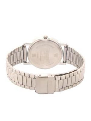 Men White Analogue Watch NJ77049SM02C
