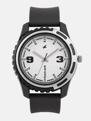 Men White Analogue Watch NJ3114PP01C