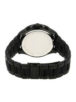 Men Black & Rose Gold Analogue Watch