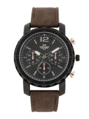 Men Black Analogue Watch MFB-PN-LW-3717