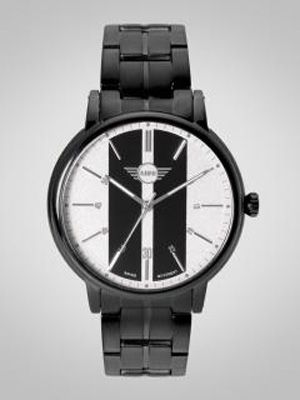 Men Beige & Black Analogue Watch 160904_OR11