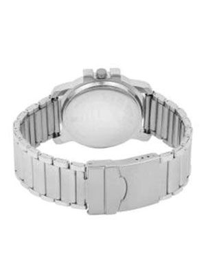 Men Silver-Toned Analogue Watch NG3039SM03C