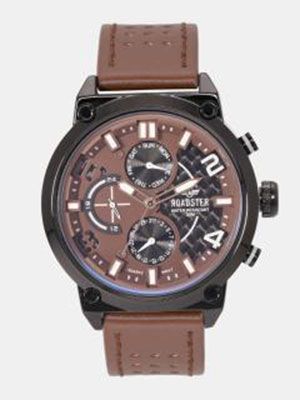 Men Brown & Black Analogue Watch MFB-PN-NF9068L