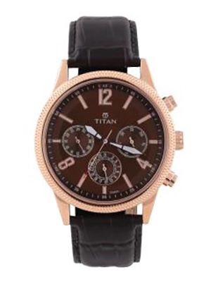 Men Brown Analogue Watch 1734WL01