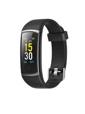 D128 Unisex Black Waterproof Smart Fitness Band