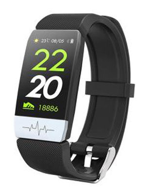 Unisex Black SB-152 Bluetooth ECG Fitness Band