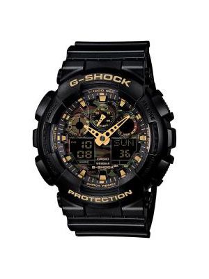 G-Shock Men Black Dial Camouflage Watch GA-100CF-1A9DR - G519
