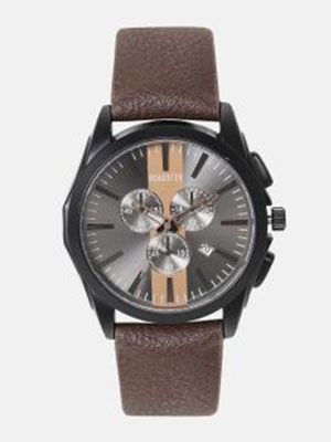 Unisex Charcoal Analogue Watch