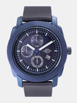 Men Navy Blue Analogue Watch RD004