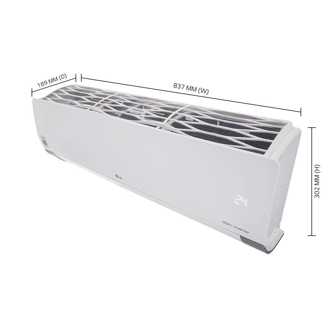 KS-Q12MWXD 1 Ton 3 Star Inverter Split AC