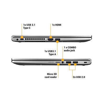 VivoBook 15 M509DA-BQ1067T Laptop (AMD Quad Core Ryzen 5/8 GB/1 TB/Windows 10)