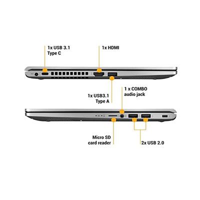 VivoBook 15 M509DA-BQ1063T Laptop (AMD Quad Core Ryzen 5/4 GB/1 TB/Windows 10)