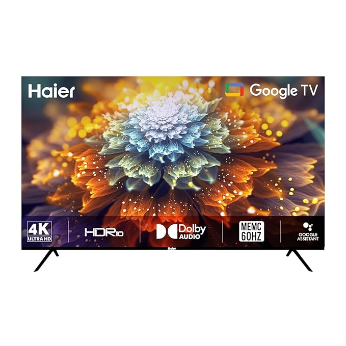 140 cm (55 inches) 4K Ultra HD Smart LED Google TV L55FG (Black)