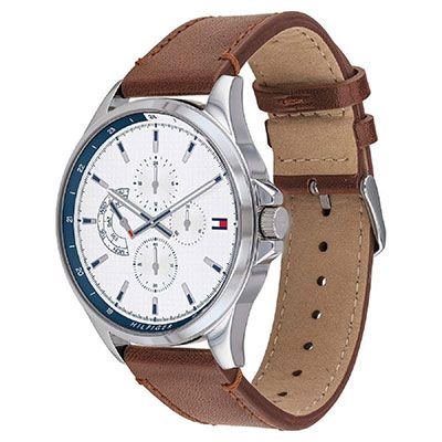 Men White Multifunction Analogue Watch TH1791614