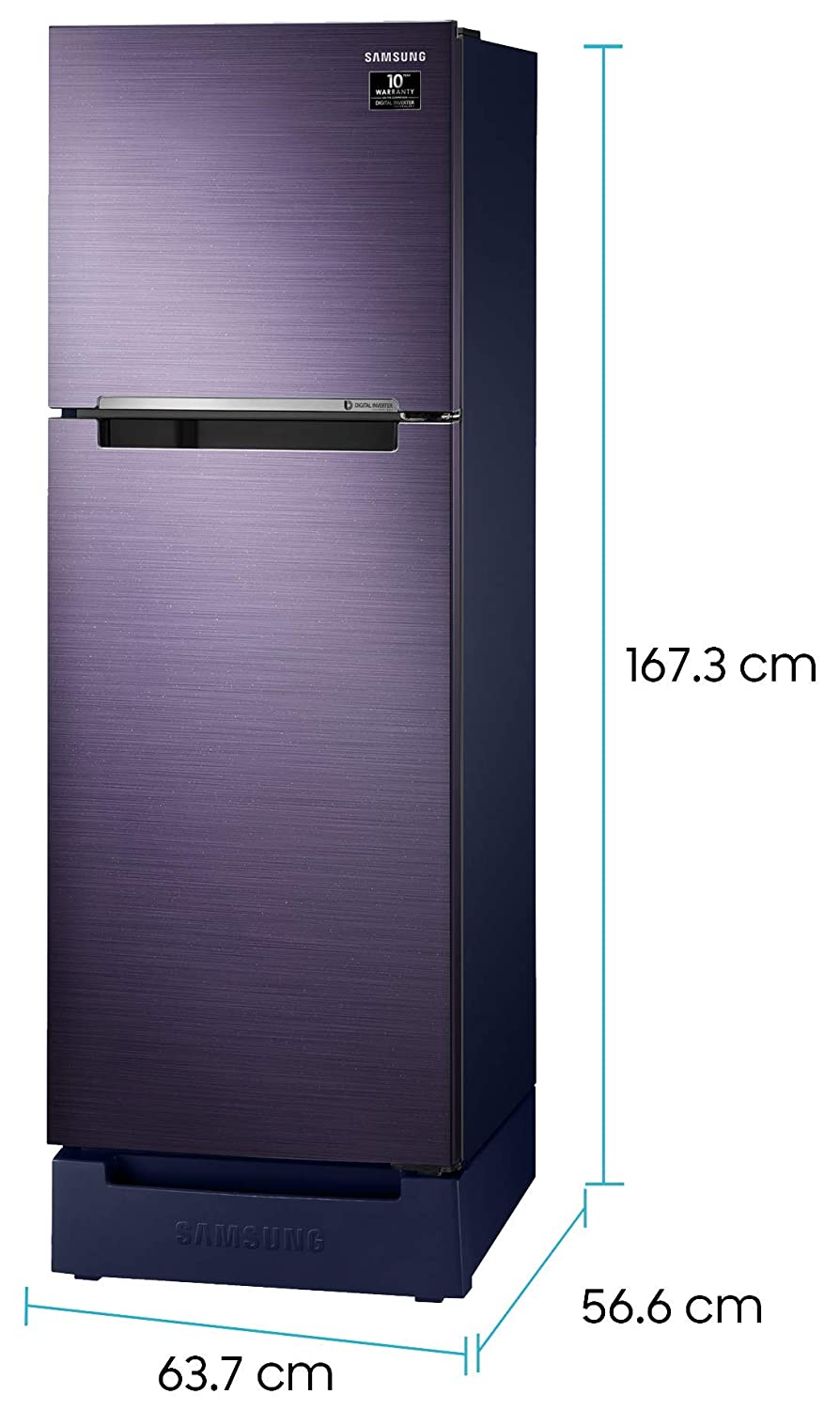 RT28T3122UT 253 Ltr Double Door Refrigerator