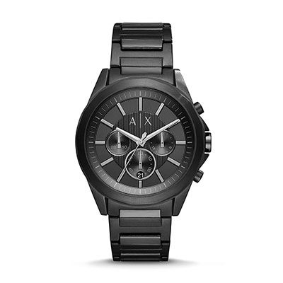 Men Black Chronograph Watch AX2601_SOR