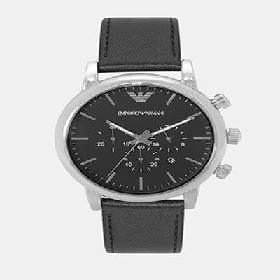 Men Black Analogue Watch AR1828_SOR