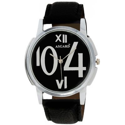 SIL Analog Black Dial Mens Watch