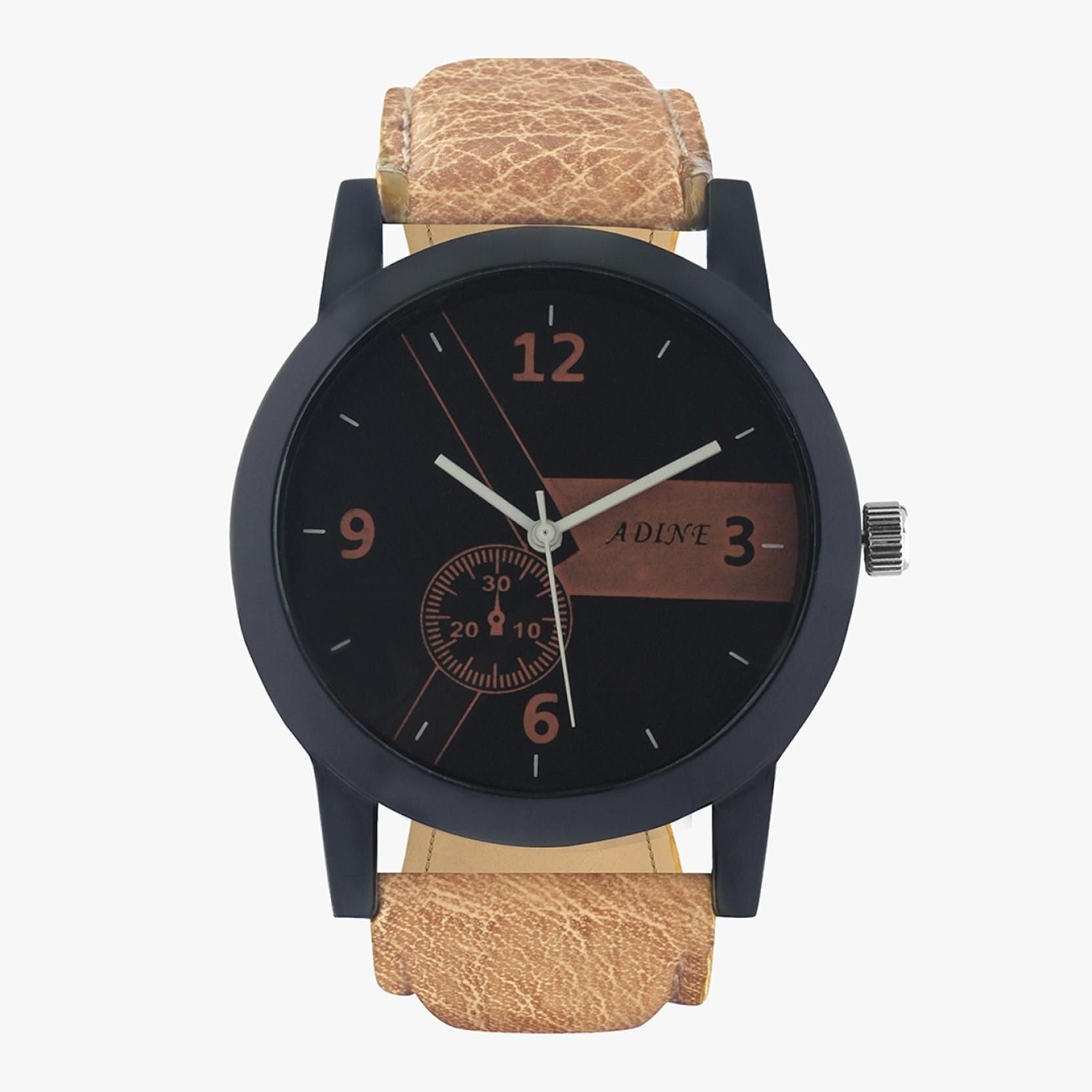 Adine AD_7002Ten_Black  Hybrid Watch - For Men