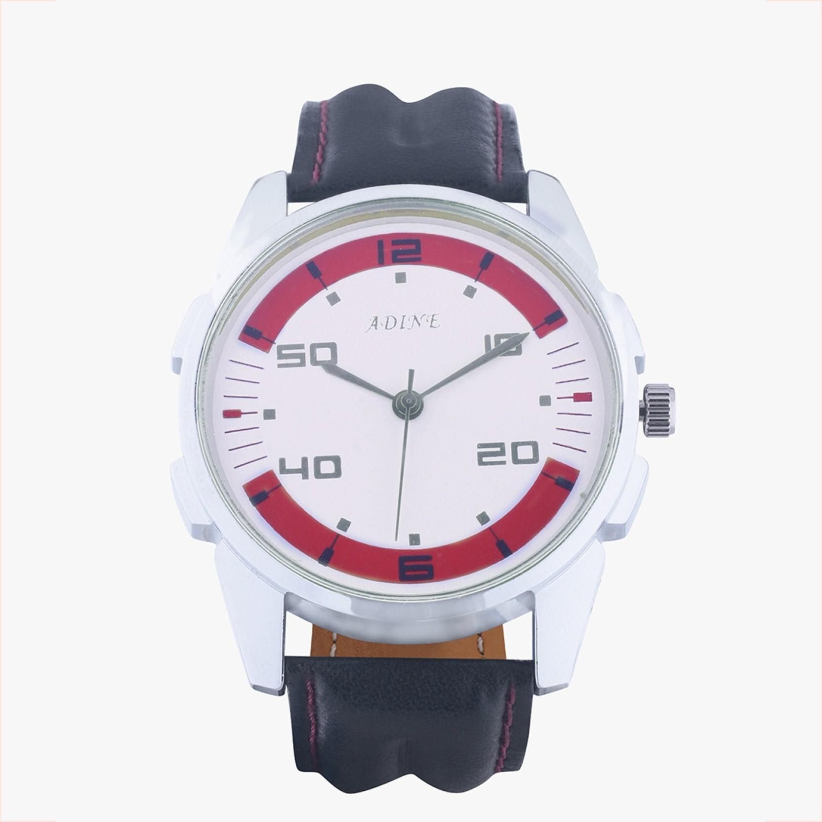 Adine AD_7004Black_White  Watch - For Men