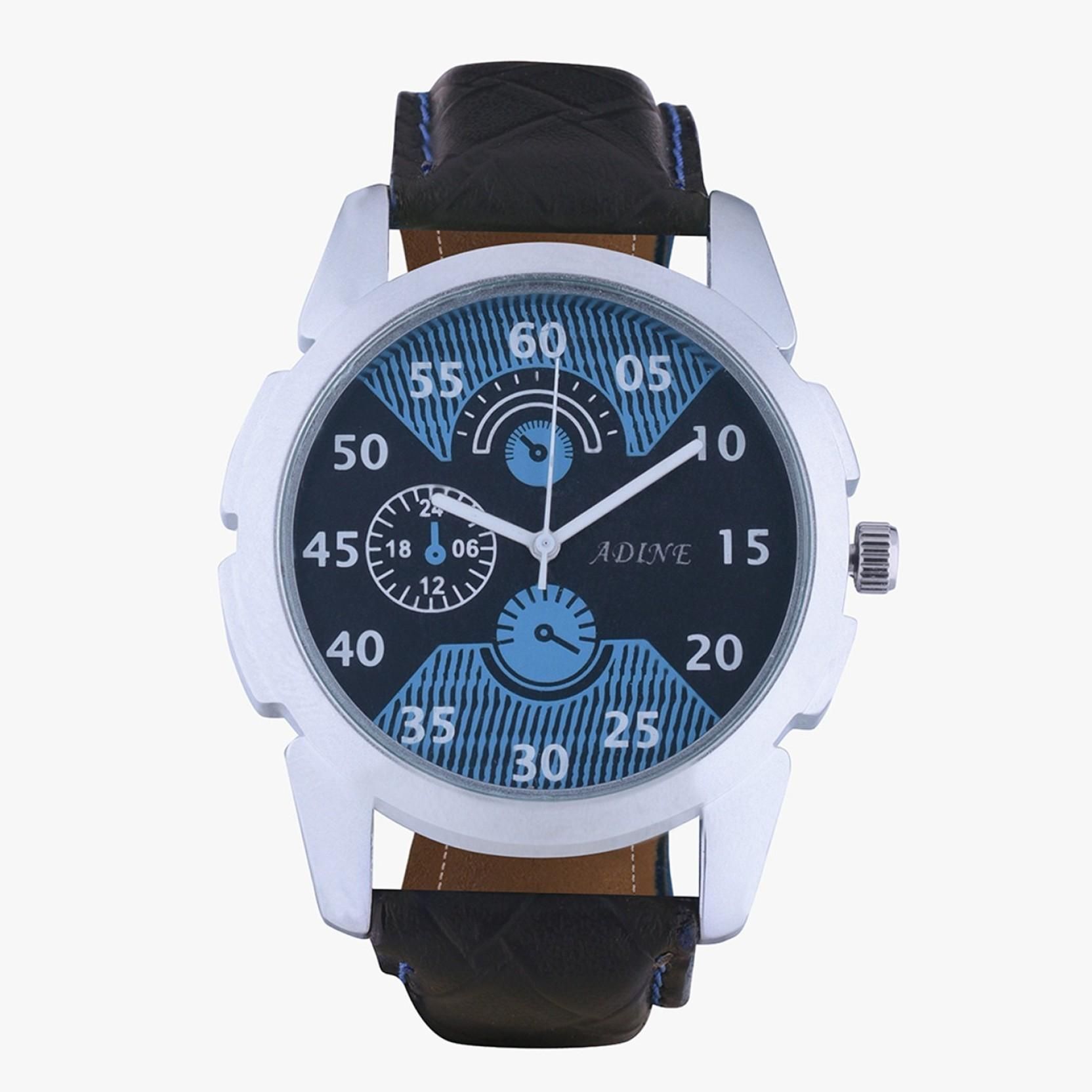 Adine AD_7005Black_Blue  Watch - For Men