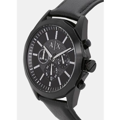 Men Black Analogue Watch AX2627I_SOR