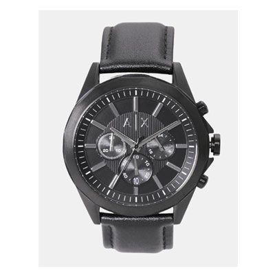Men Black Analogue Watch AX2627I_SOR