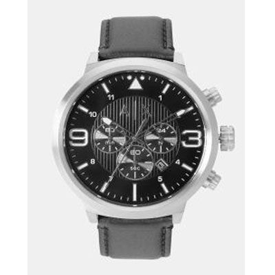 Men Black Chronograph Watch AX1371_OR