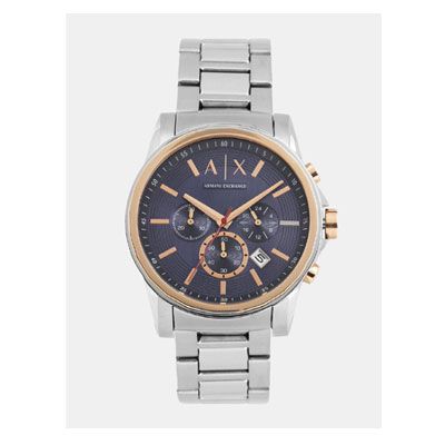 Men Navy Blue Analogue Watch AX2516I