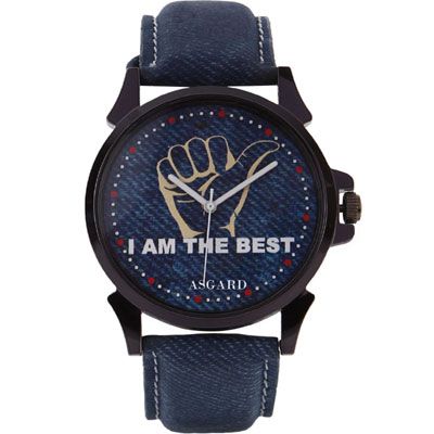 Blue Dial Watch - For Men