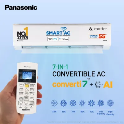 CS/CU-NU18AKY4WX 1.5 Ton 4 Star Inverter Smart Split Air Conditioner