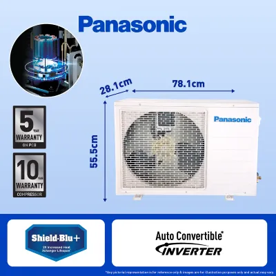 CS/CU-NU18ZKY4W 1.5 Ton 4 Star Wi-Fi Inverter Smart Split Air Conditioner
