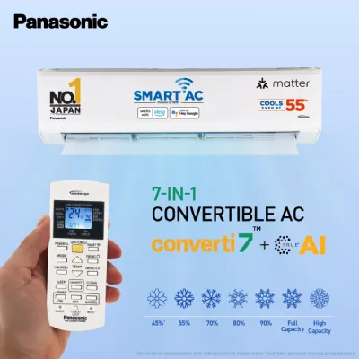 CS/CU-SU24AKY3W 2.0 Ton 3 Star Inverter Smart Split Air Conditioner