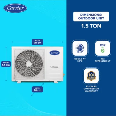 Durawhite Exi CAI24DH5R34F0 5 Star Inverter Split AC