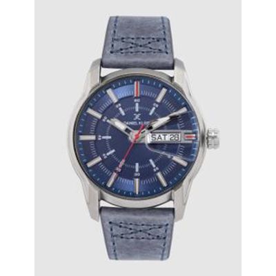 Men Blue Printed Analogue Watch DK.1.12316