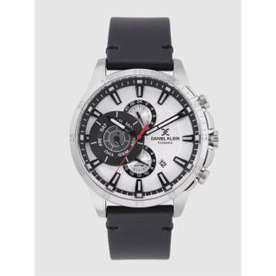 Men Silver-Toned Analogue Watch DK.1.12255-1
