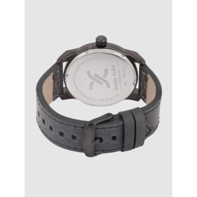 Men Green Leather Analogue Watch DK.1.12316-1
