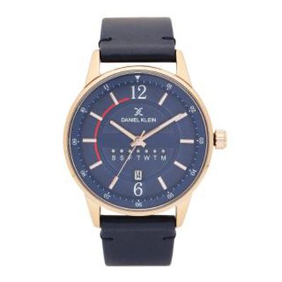 Premium Men Navy Blue Analogue Watch DK11650-5