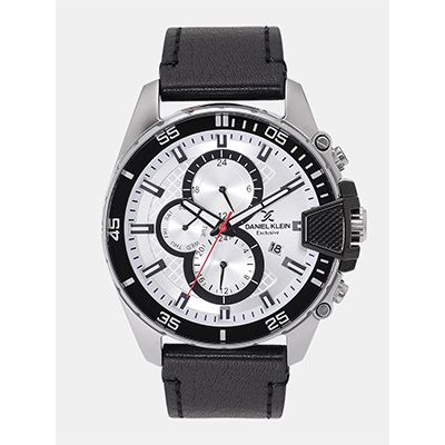 Exclusive Men Silver-Toned Analogue Watch DK12035-4