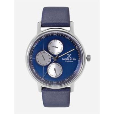 Exclusive Men Navy Blue Analogue Watch DK12005-2