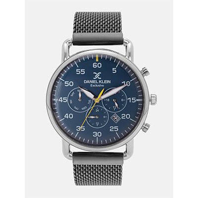 Exclusive Men Navy Blue Analogue Watch 12127-5