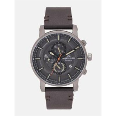 Exclusive Men Black Analogue Watch DK12103-3