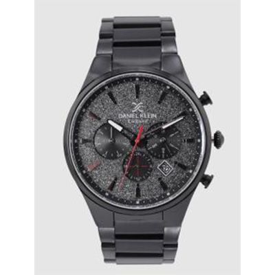 Exclusive Men Gunmetal-Toned Analogue Watch DK12173-6